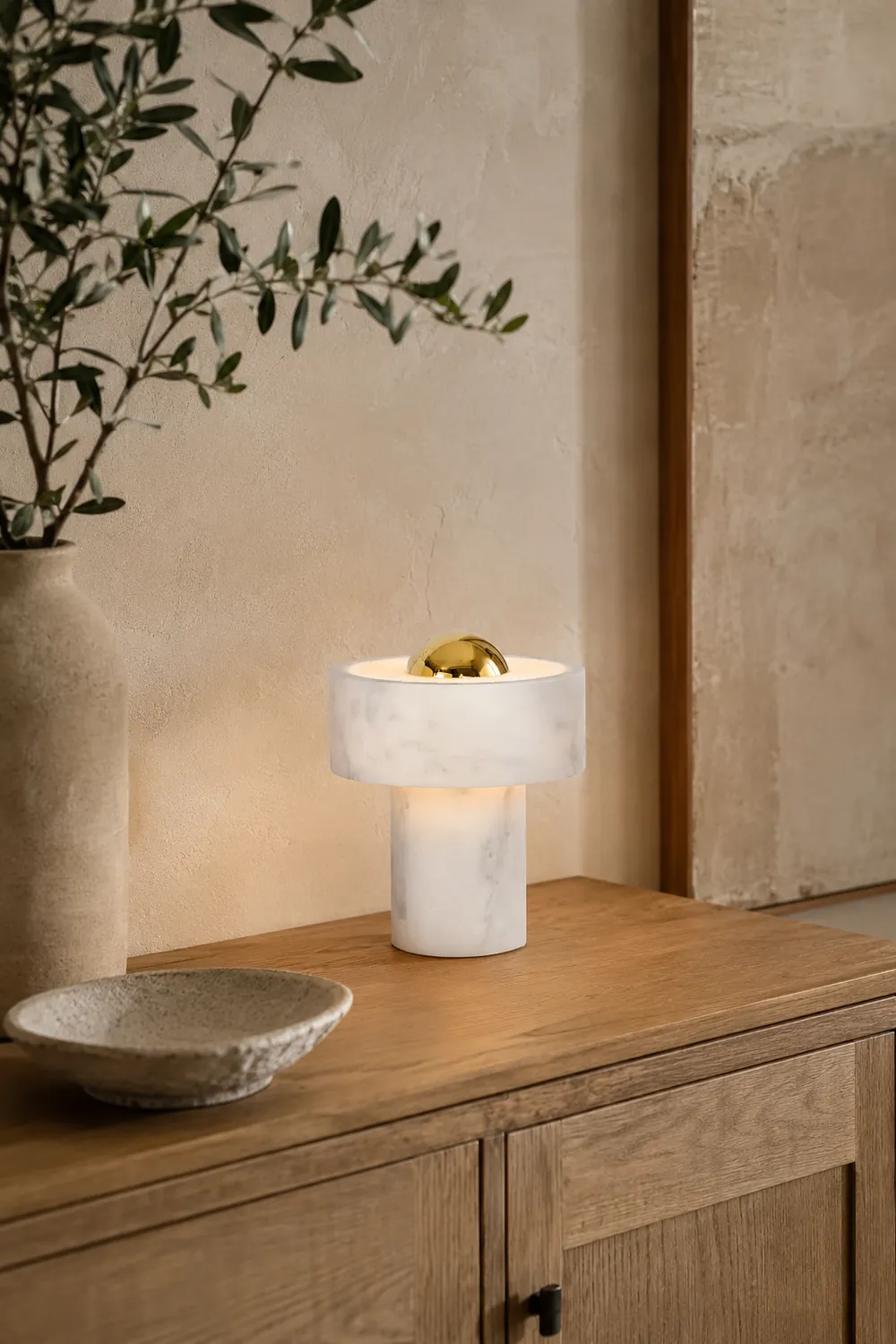 Marble Aura Table Lamp - Lumpaz