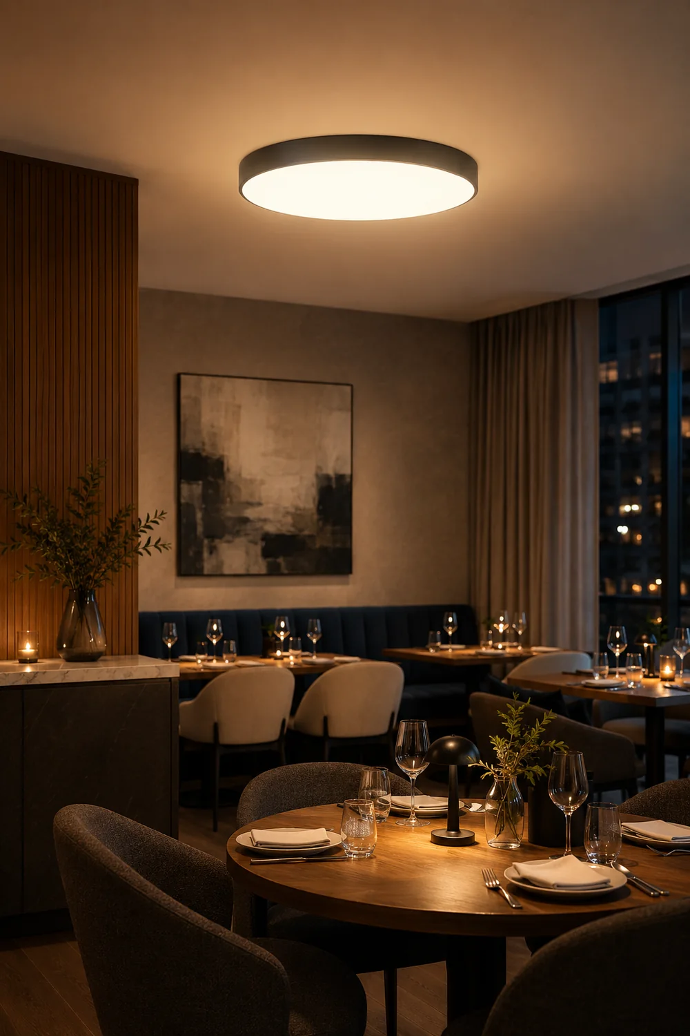 Circular Slimline Ceiling Light - Lumpaz