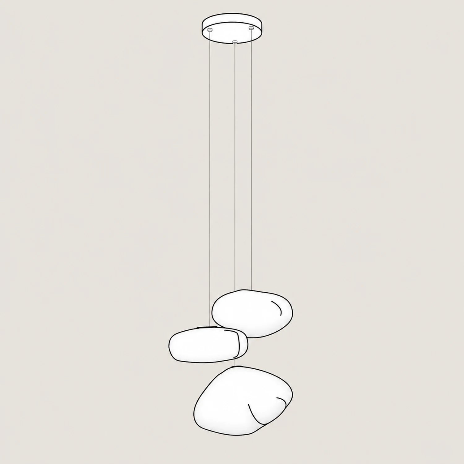 73 Random Glass Pendant Light - Lumpaz
