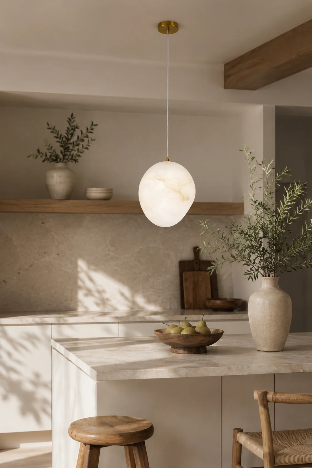 Goose Alabaster Pendant lamp - Lumpaz