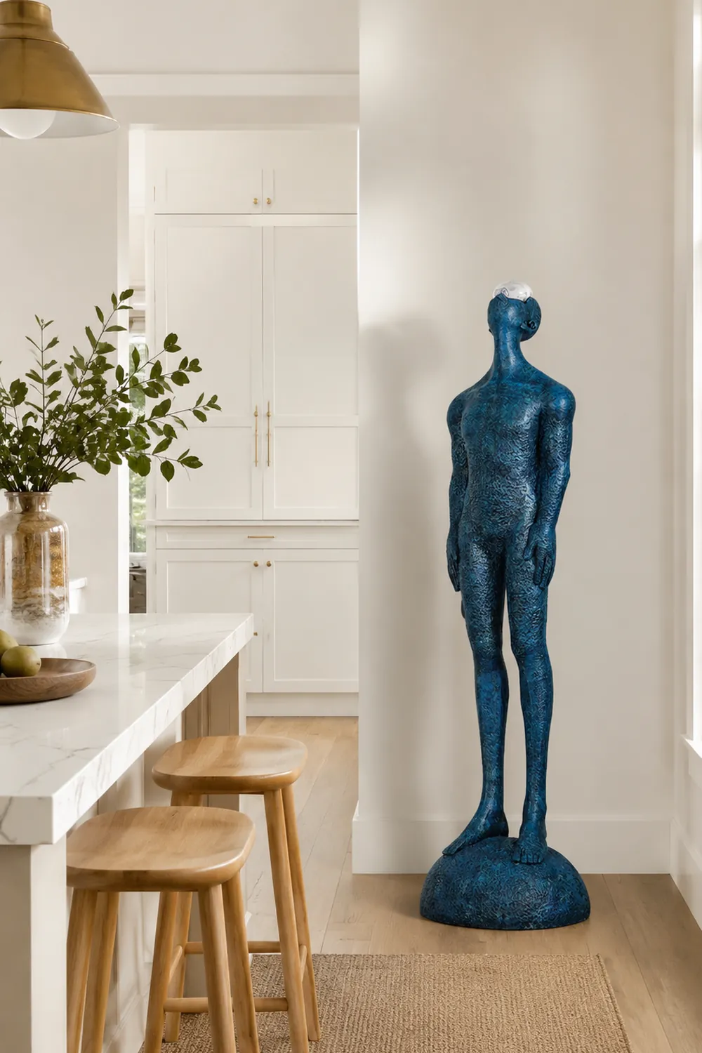 Atlas Guardian Sculpture Floor Ornaments - Lumpaz