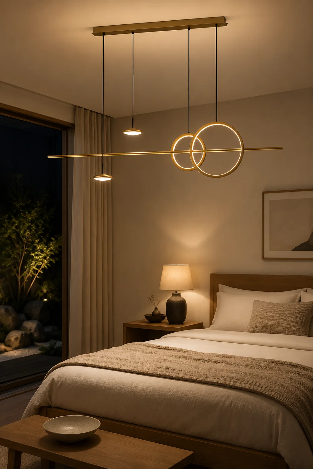 Modern Geometric Shape Chandelier - Lumpaz
