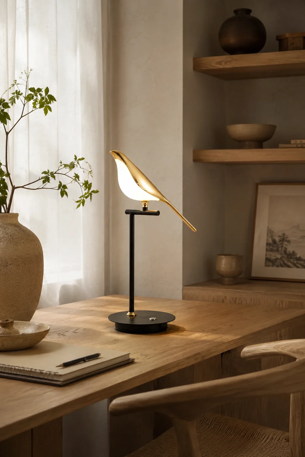 Magpie Perch Table Lamp - Lumpaz