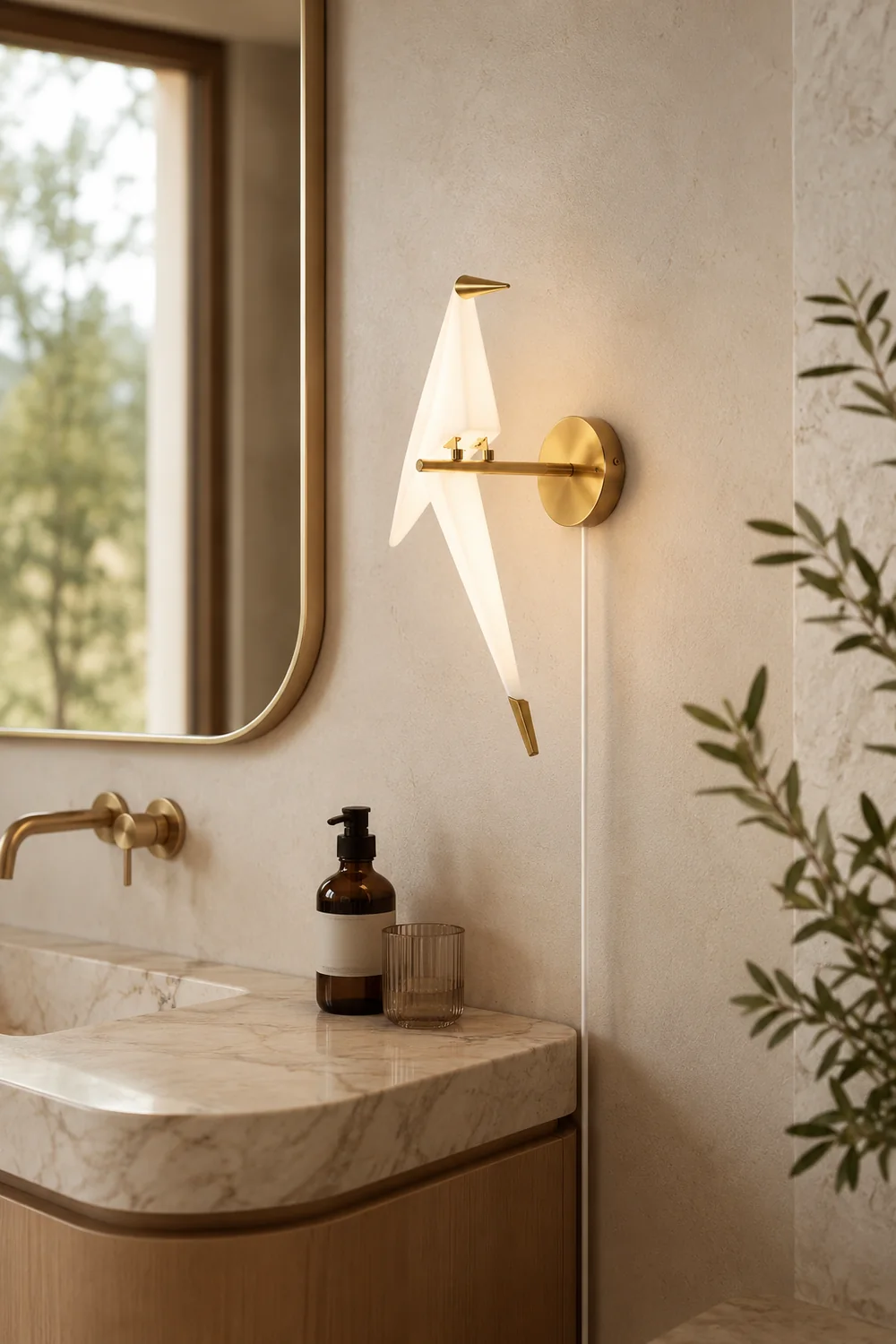 Perching Bird Plug In Wall Lamp - Lumpaz