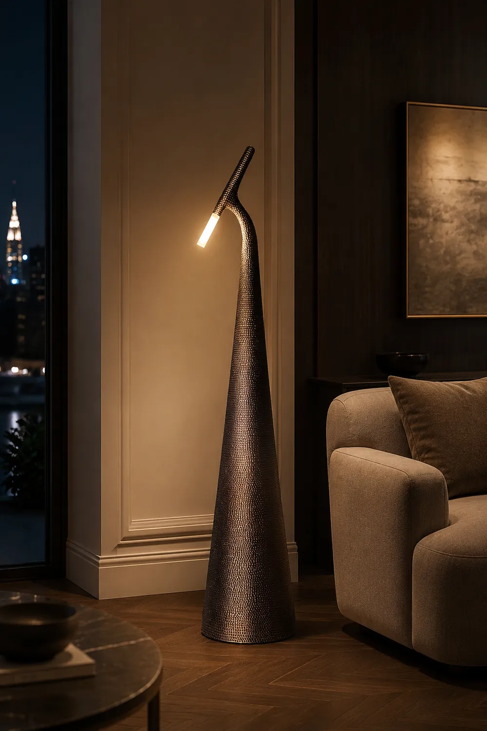 Apex Texture Floor Lamp - Lumpaz