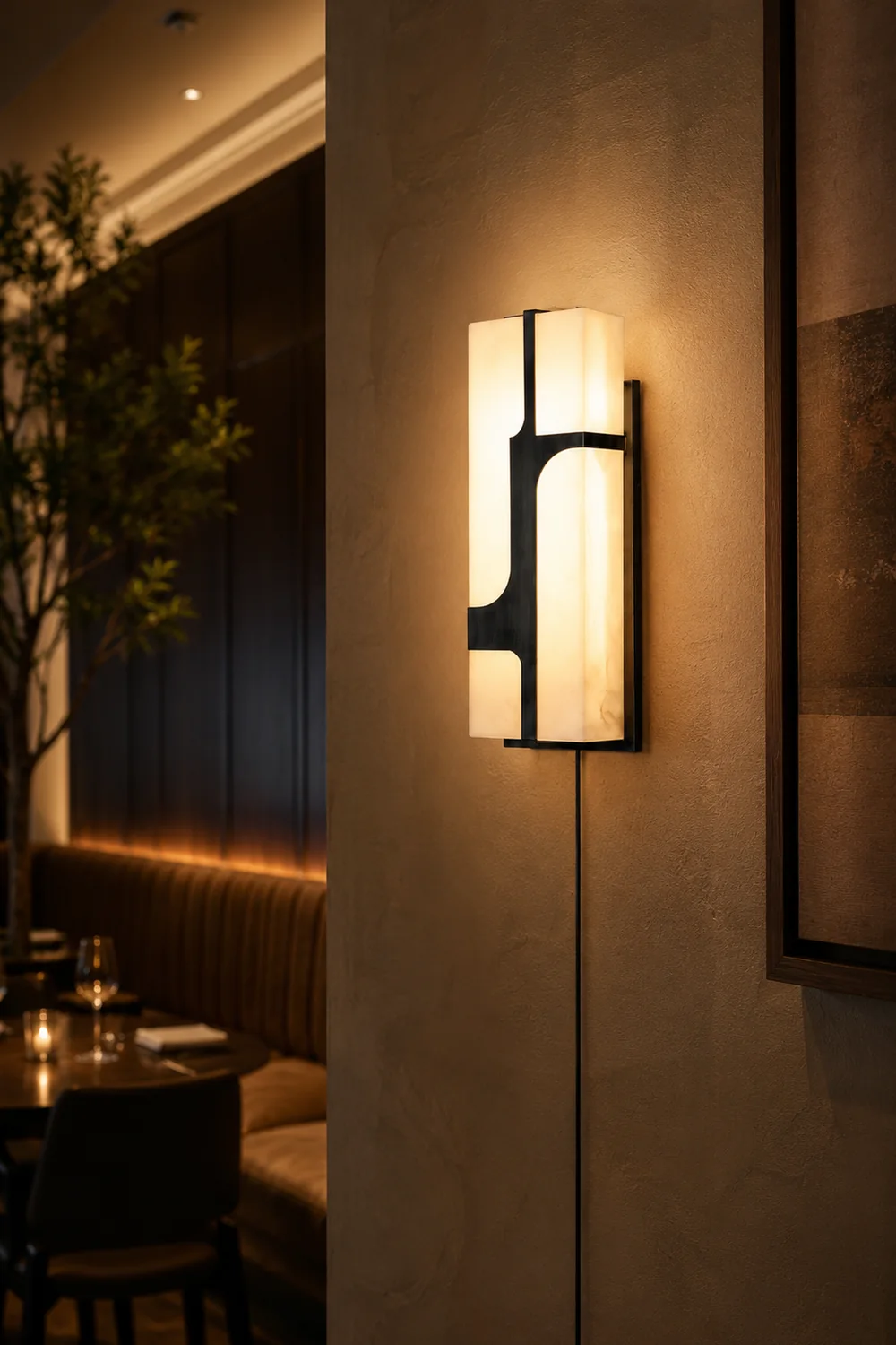 Ariel Plug In Wall Lamp - Lumpaz
