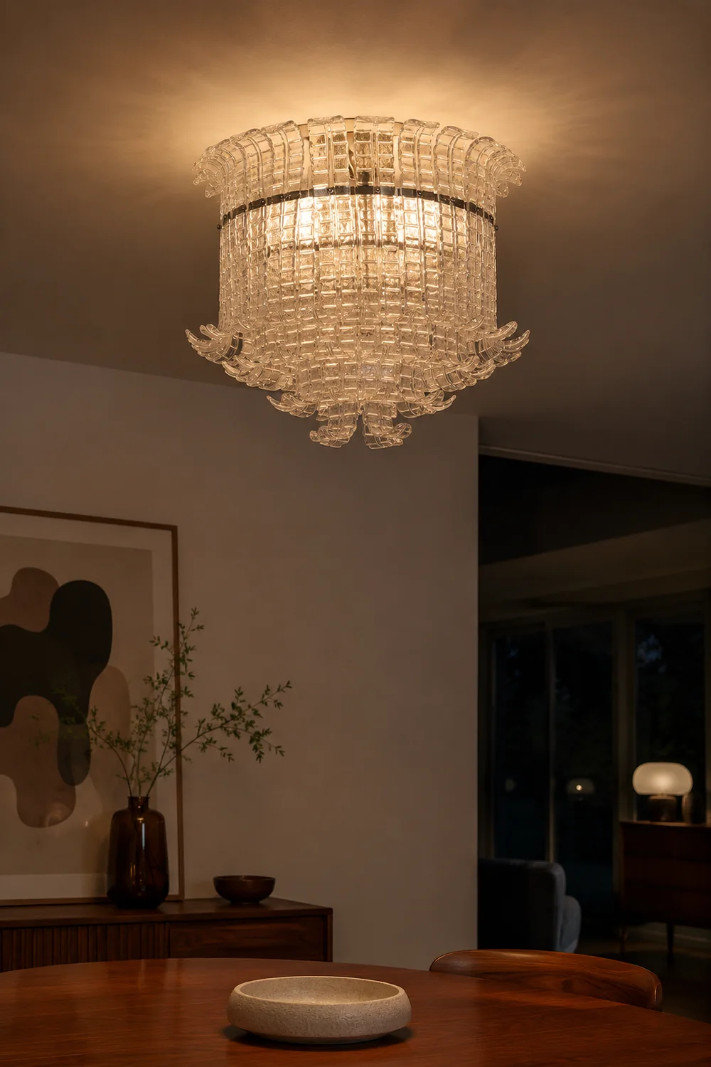 Calista Murano Glass Ceiling Lamp - Lumpaz