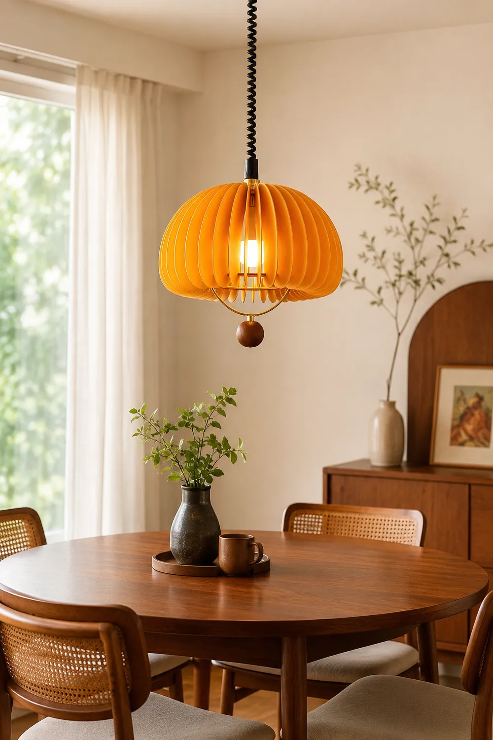 Pumpkin Adjustable Pendant Light - Lumpaz