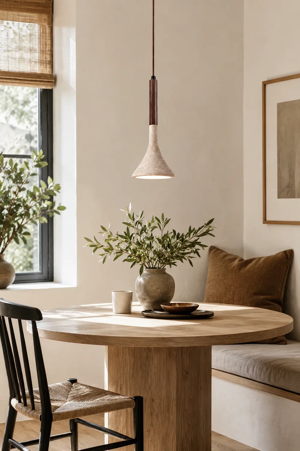 Aplomb Travertine Pendant Lamp - Lumpaz