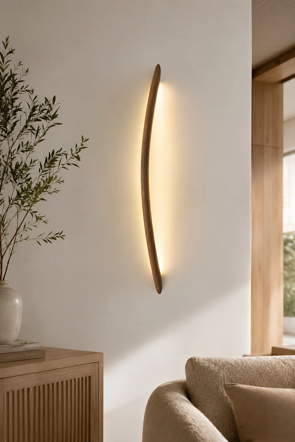 Linea Wood Wall Light - Lumpaz