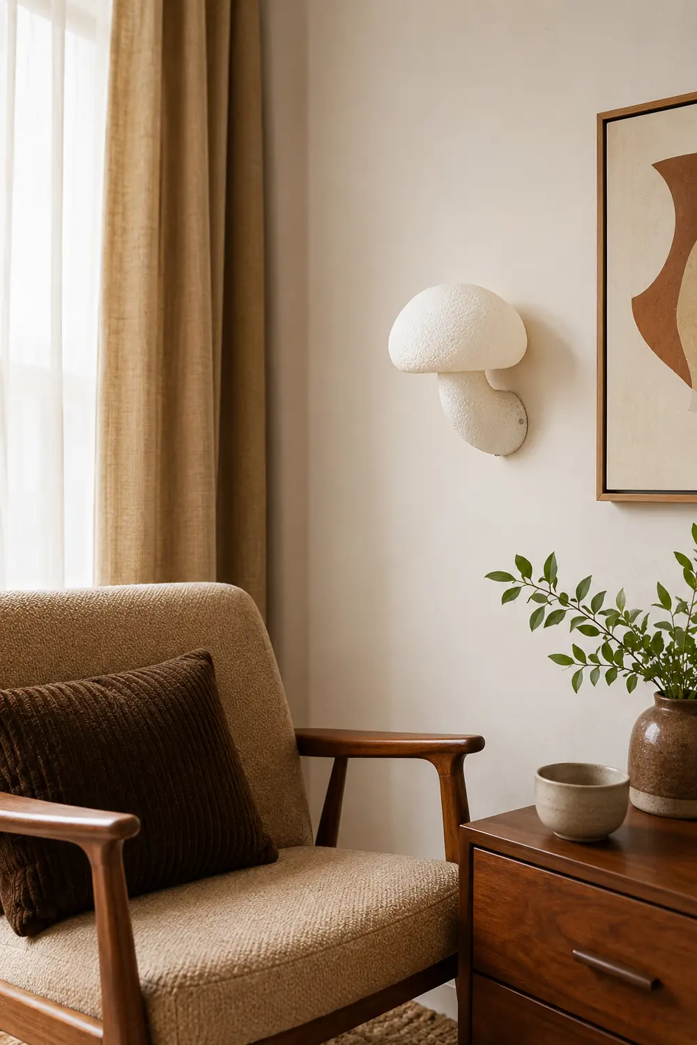 Mushroom Resin Wall Lamp - Lumpaz