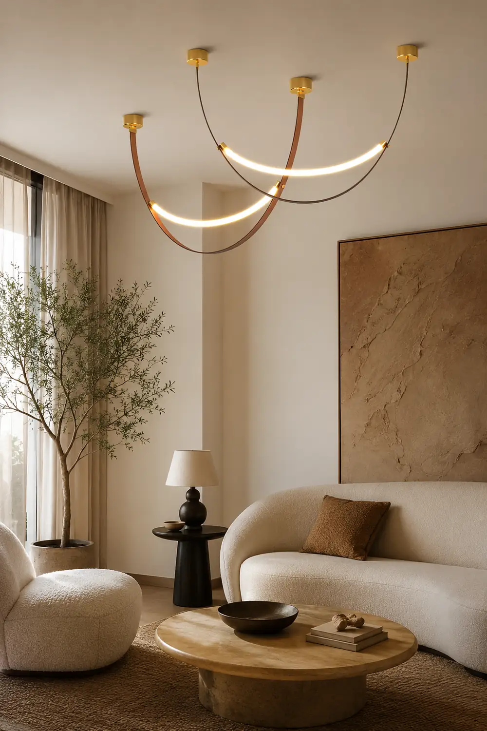 Leather Pendant Light - Lumpaz