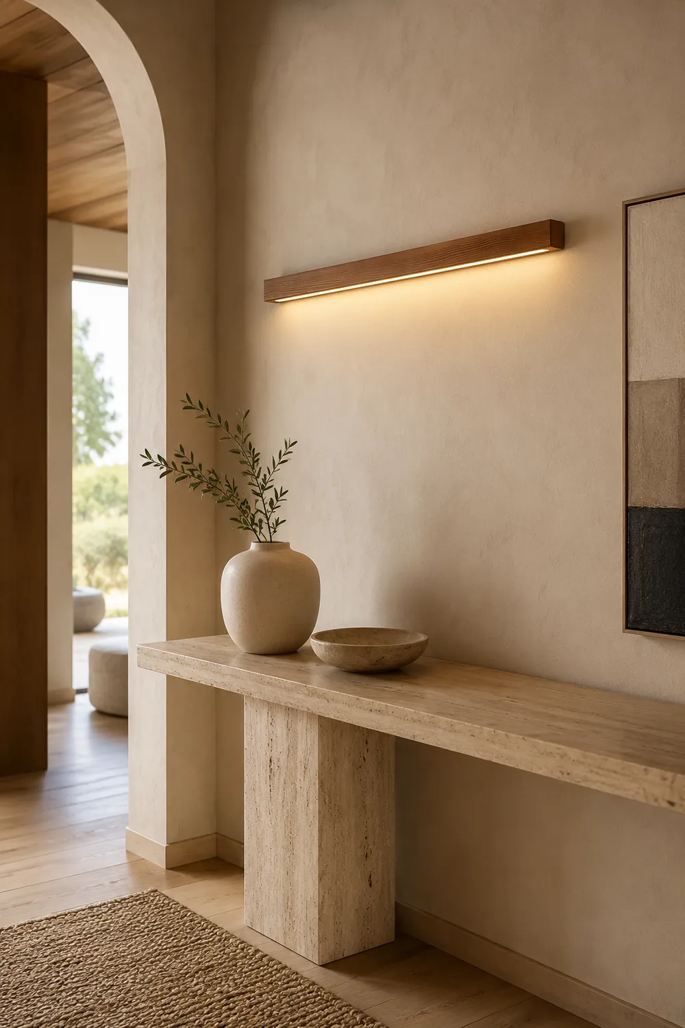 Arlo Linear Wood Wall Light - Lumpaz