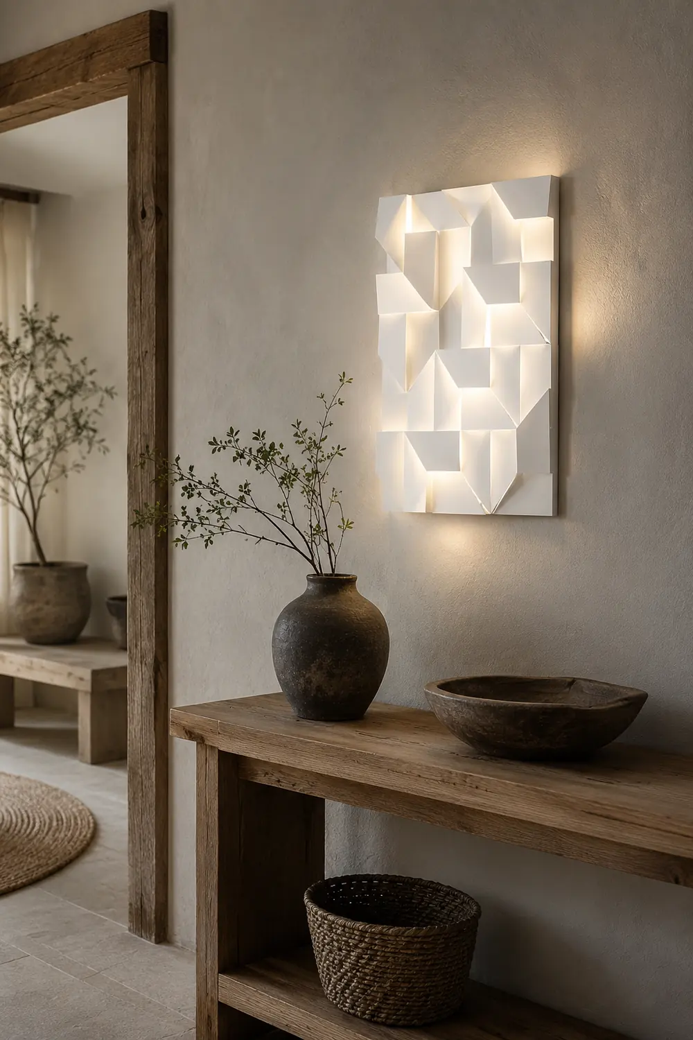 Shadows Built-in Battery Wall Lamp - Lumpaz