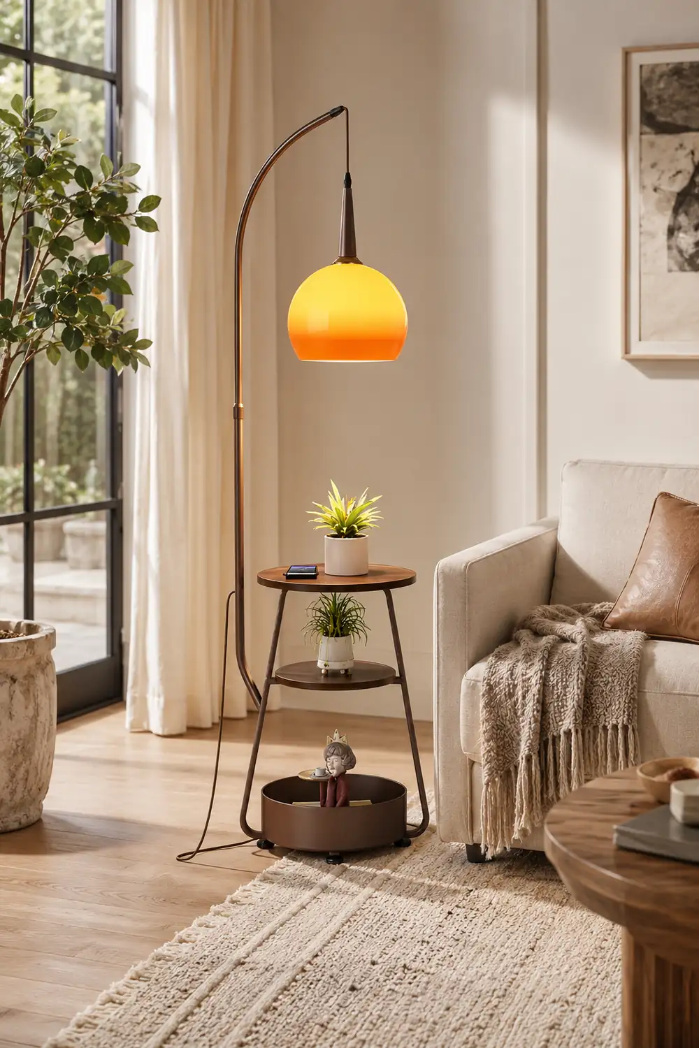 Solstice Arc Floor Lamp - Lumpaz