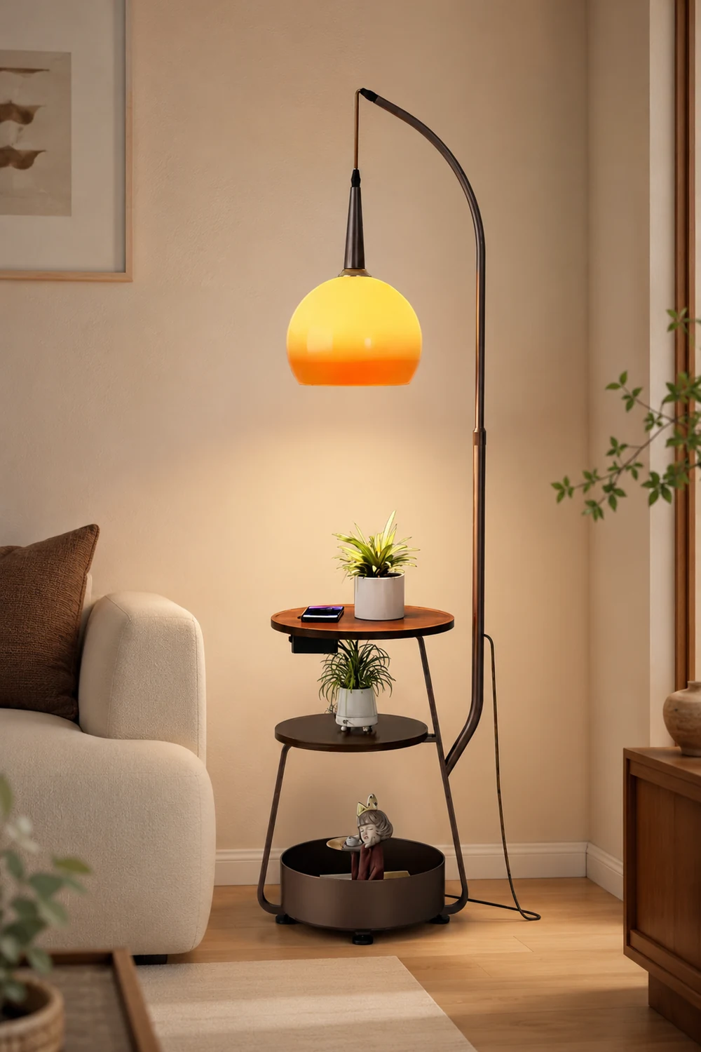 Solstice Arc Floor Lamp - Lumpaz