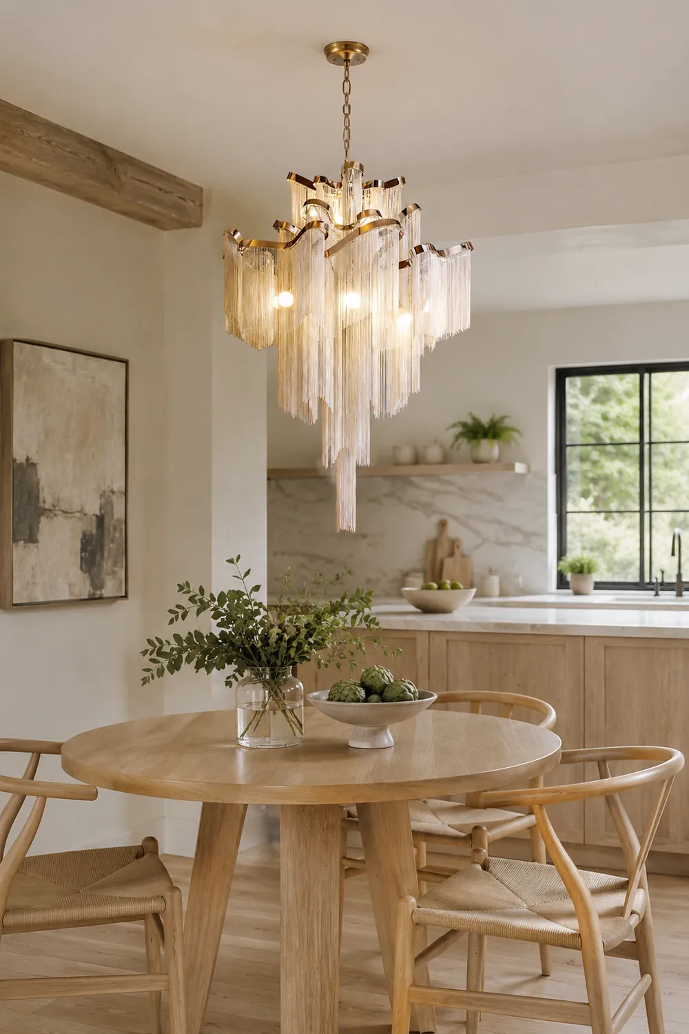 Fringe Chandelier - Lumpaz