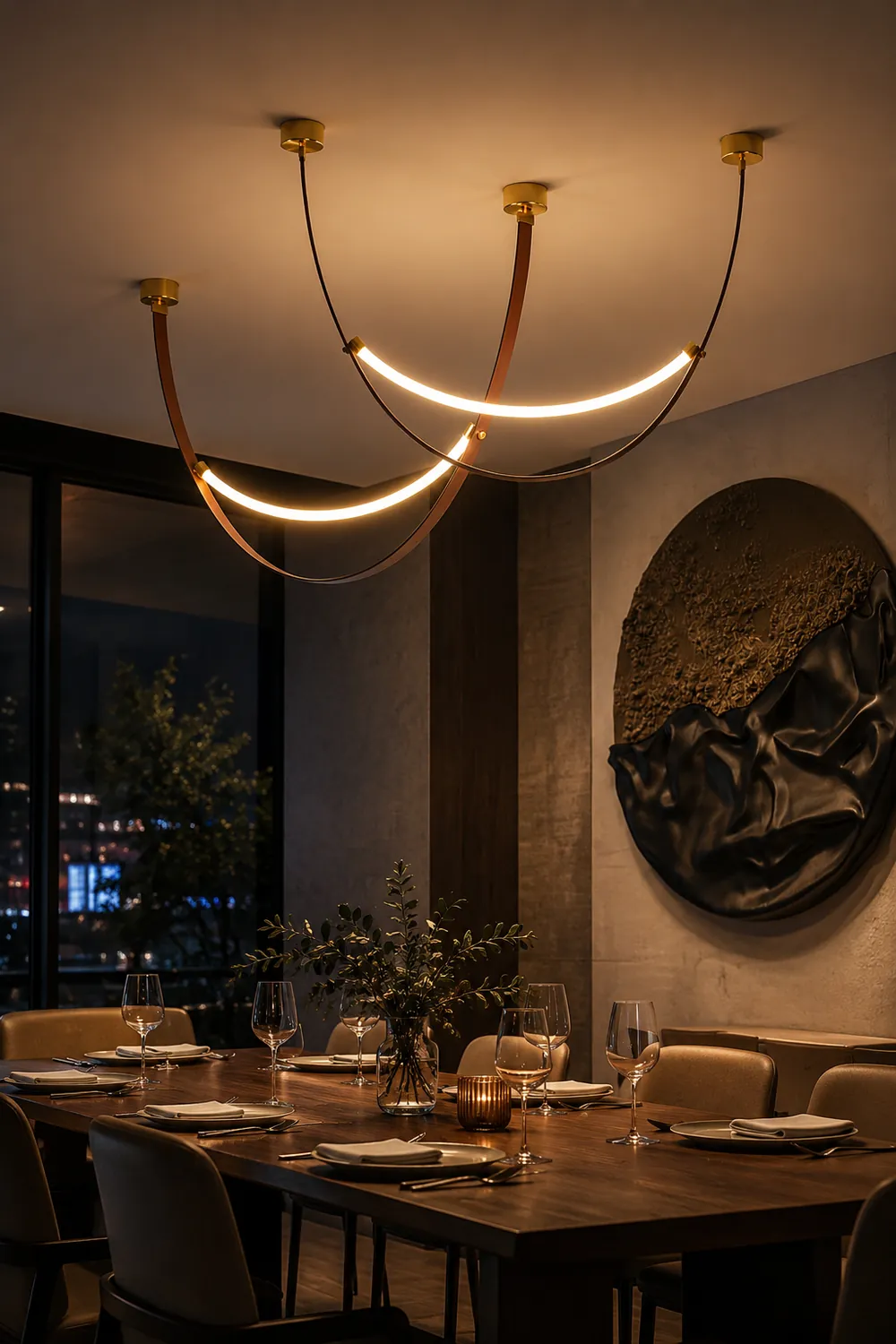 Leather Pendant Light - Lumpaz