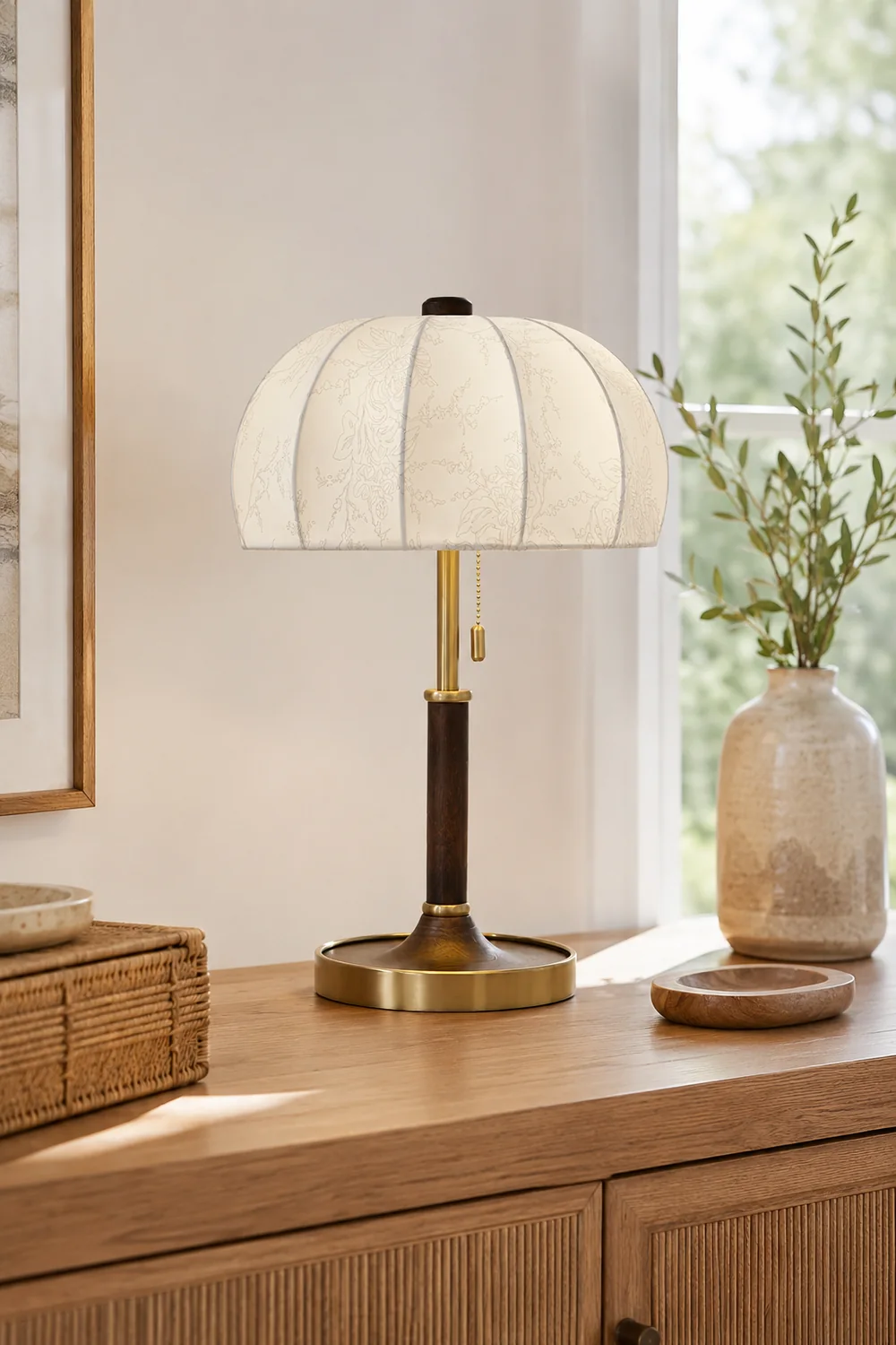 Orchid Fabric Table Lamp - Lumpaz