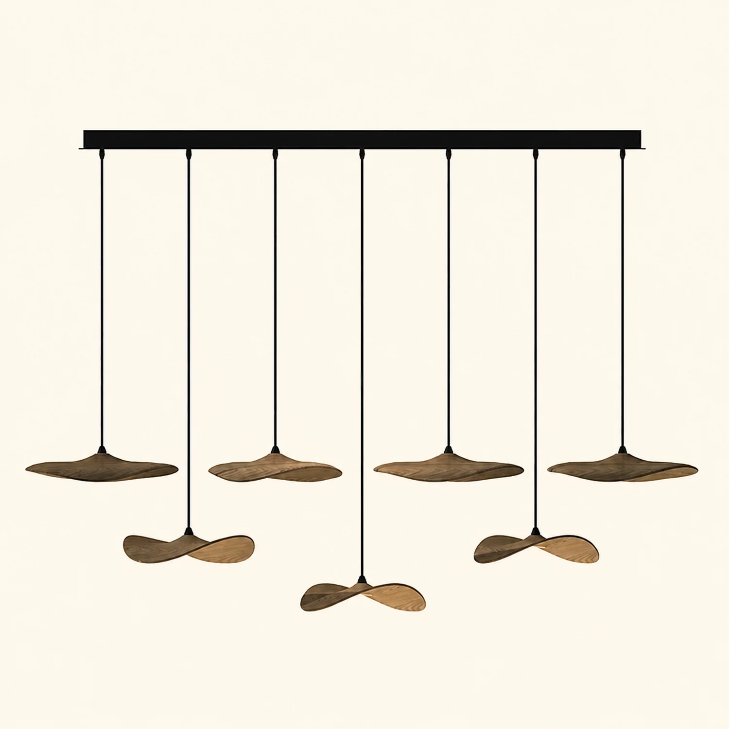 Empty Leaf Chandelier - Lumpaz