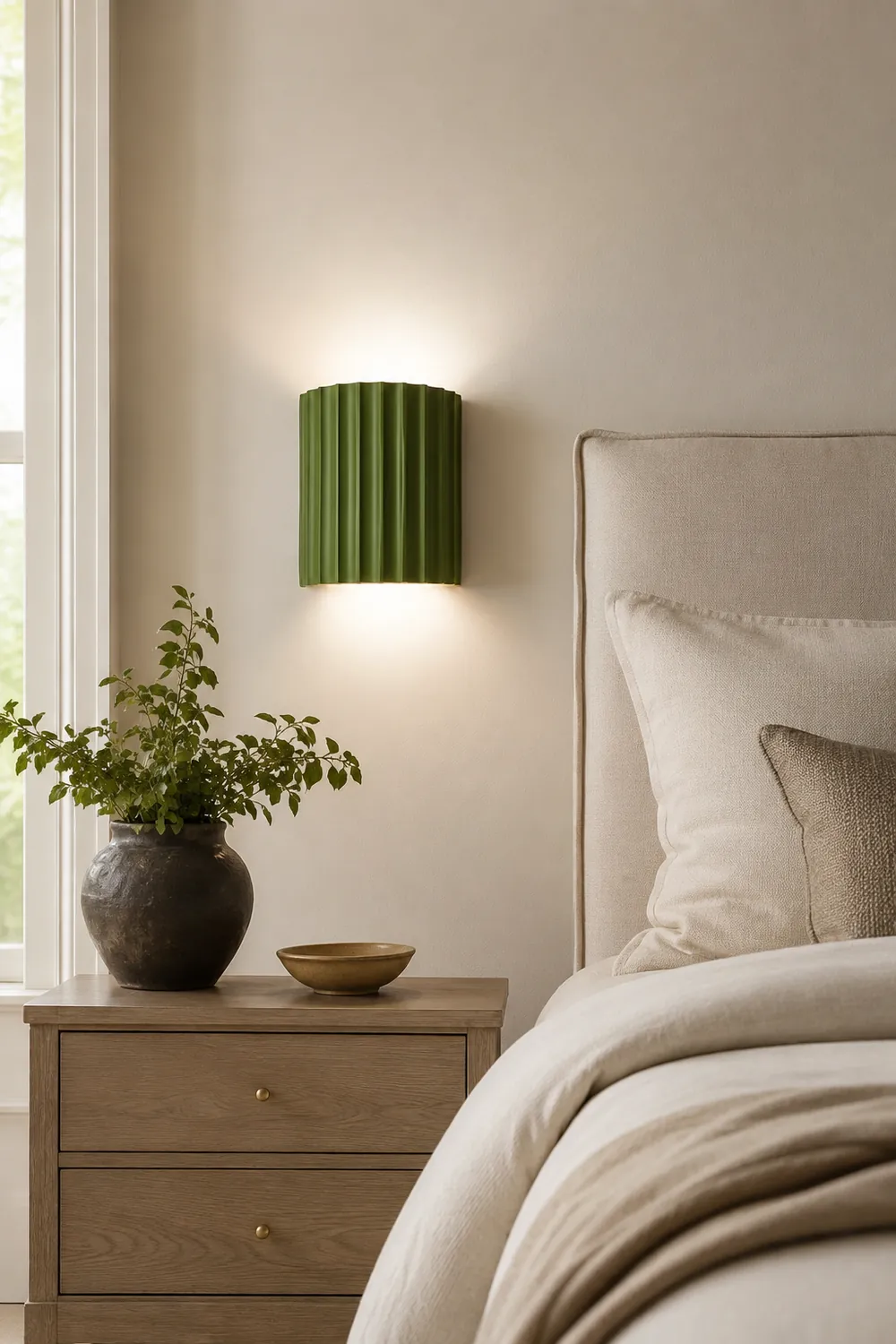 Resin Ribbed Wall Lamp - Lumpaz