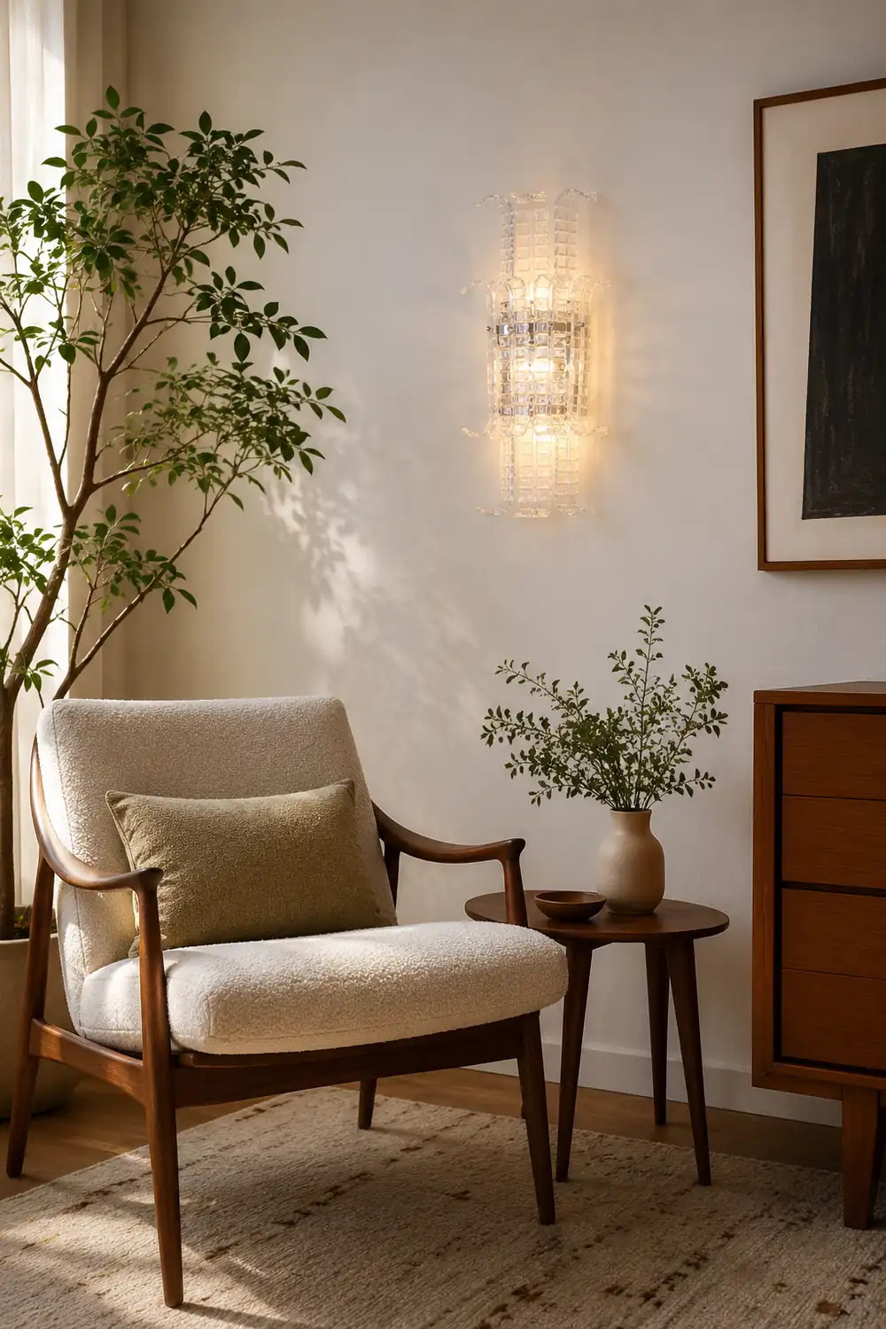 Aveline Murano Glass Wall Sconce - Lumpaz