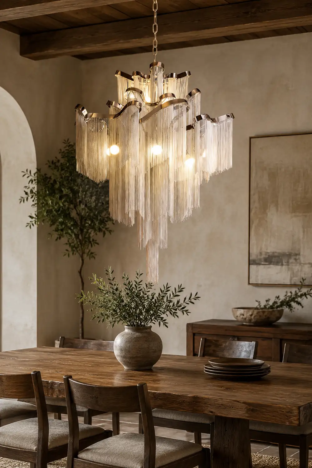 Fringe Chandelier - Lumpaz
