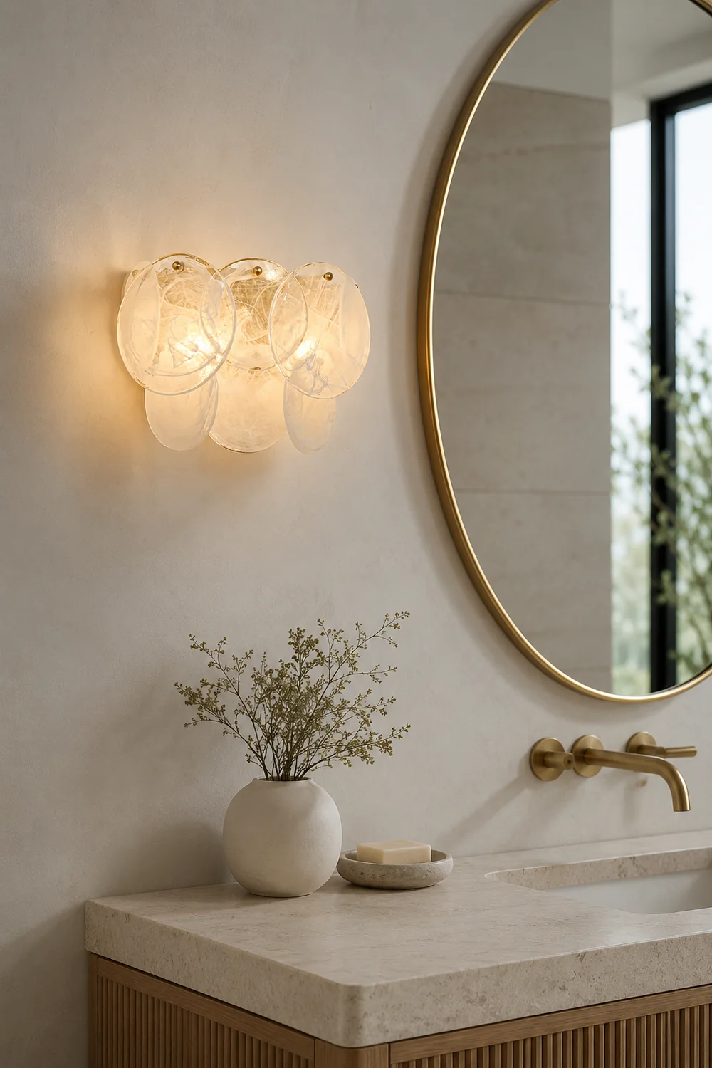 Nason Brass Wall Lamp - Lumpaz