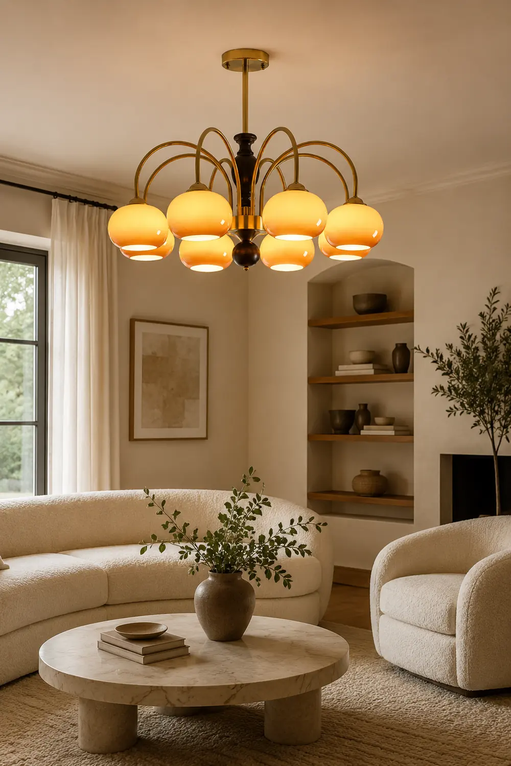 Amberly Arch Chandelier - Lumpaz