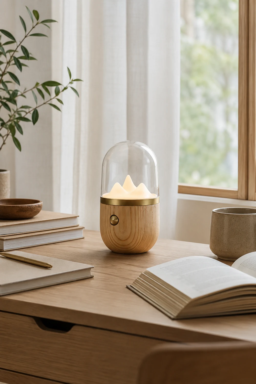 Mountain Peak Night Table Lamp - Lumpaz