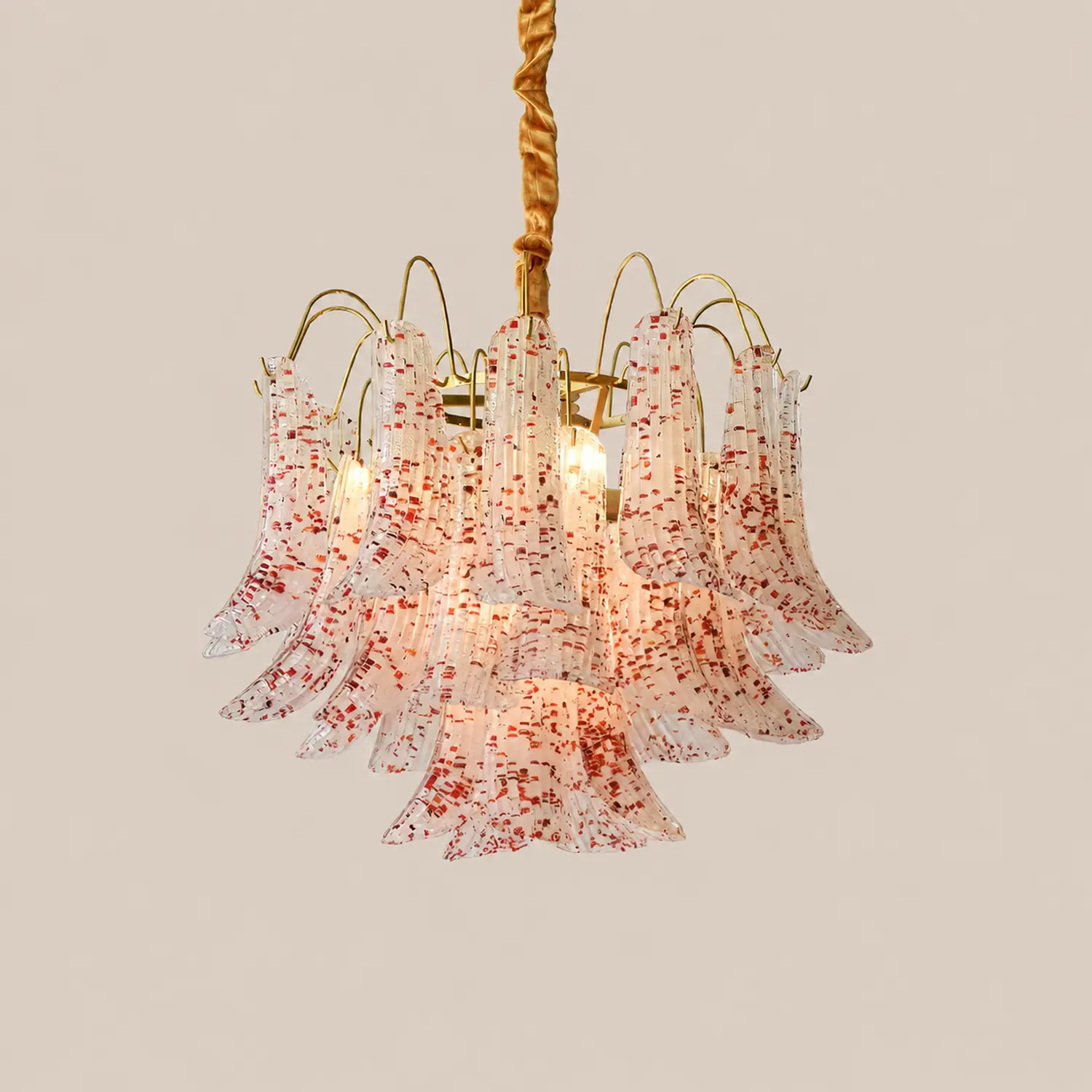 Mazzega Murano Glass Chandelier - Lumpaz