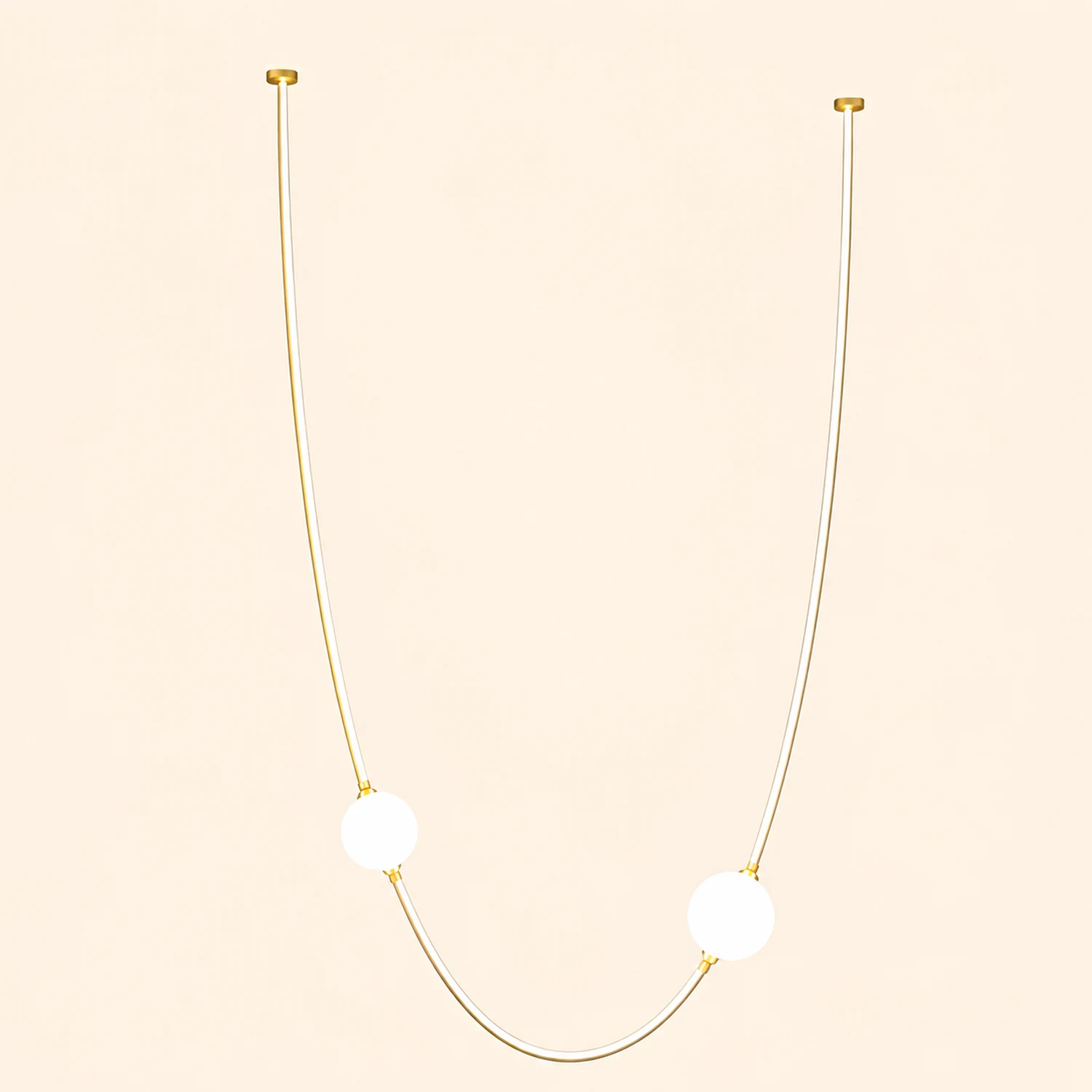 Linea Curva Chandelier - Lumpaz