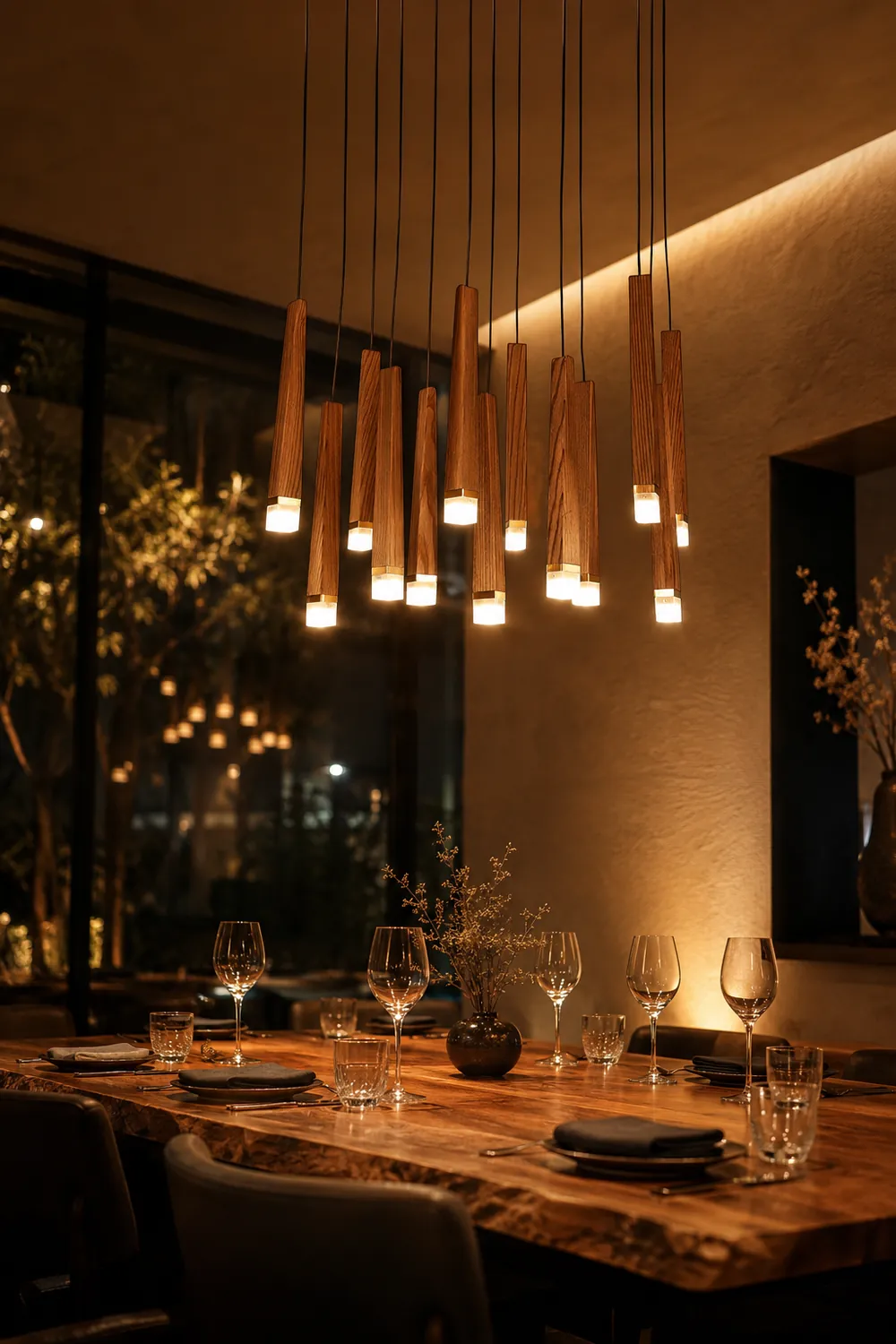 Firewood Stick Chandelier - Lumpaz