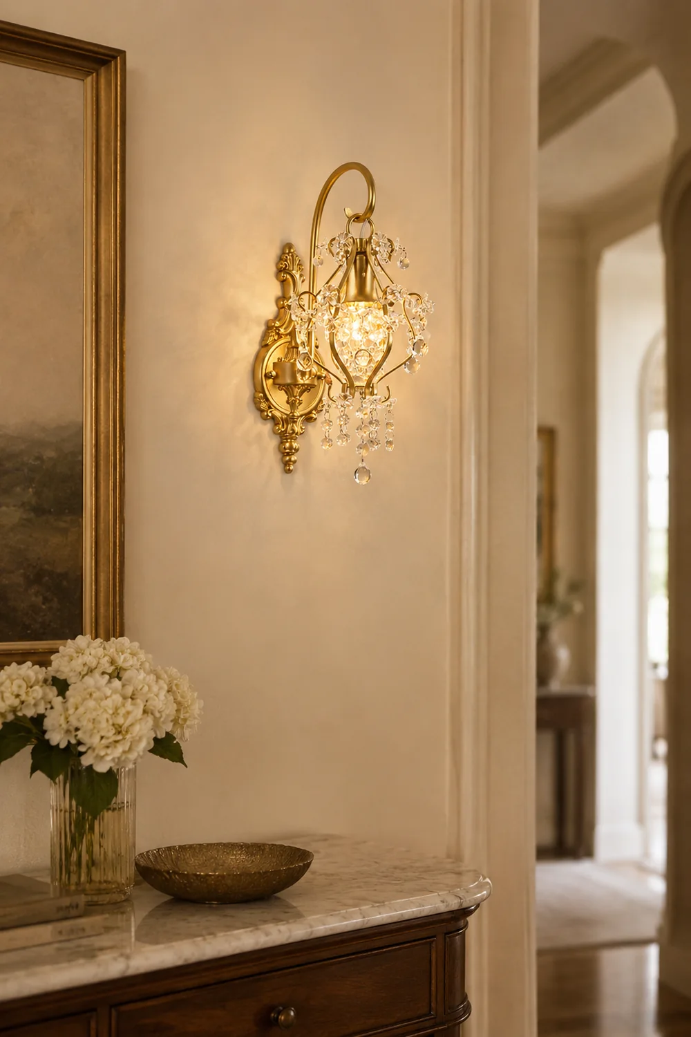 Apttek Crystal Wall Lamp - Lumpaz