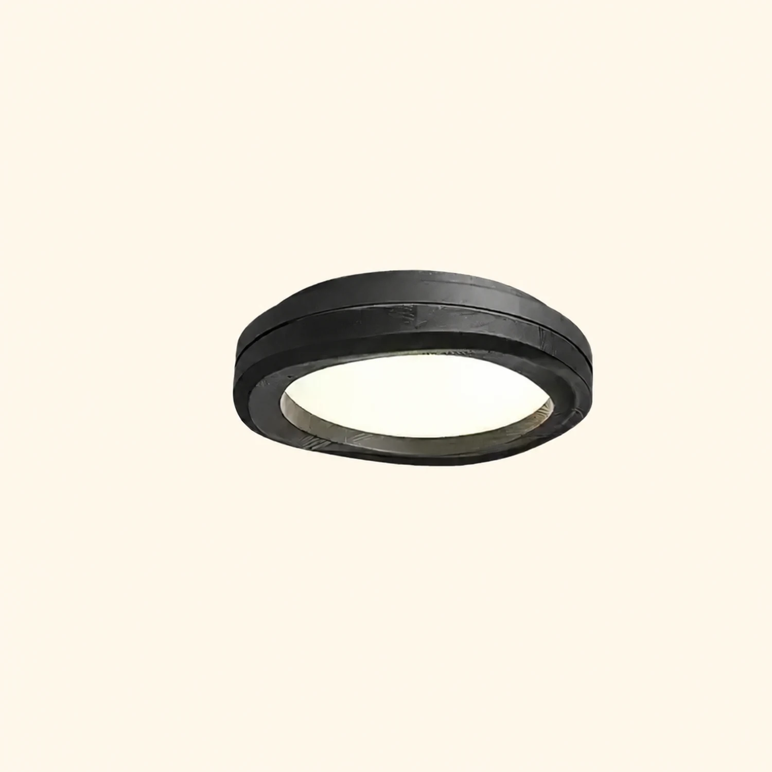 Timber Round Wood Ceiling Lamp - Lumpaz