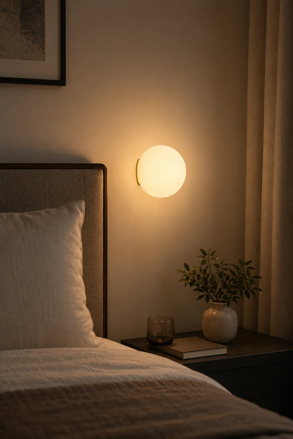 Glass Mini Orb Wall Lamp - Lumpaz