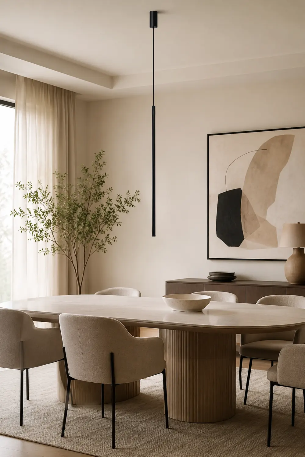 Tubular Linear Pendant Light - Lumpaz