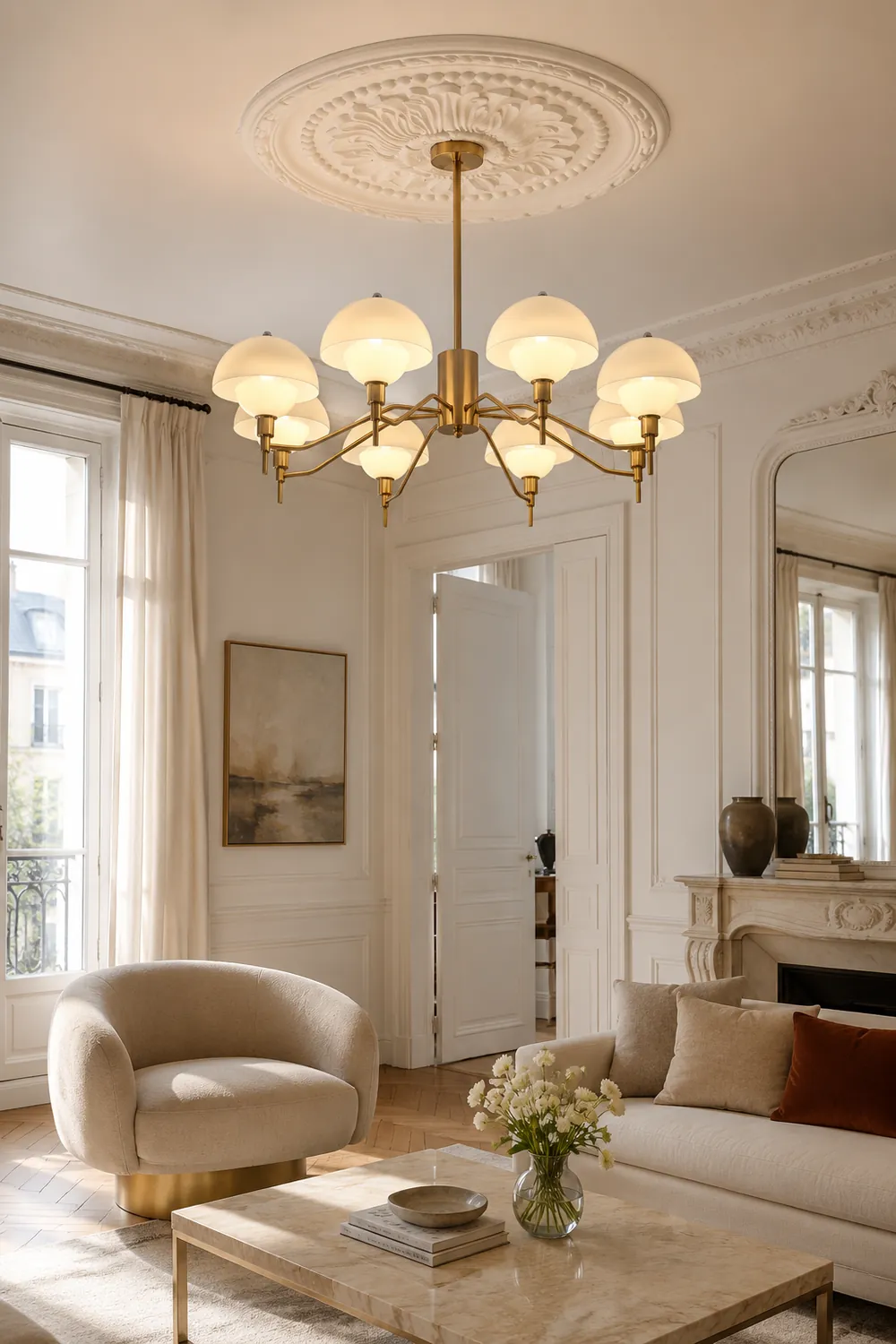 Anchored Orb Chandelier - Lumpaz