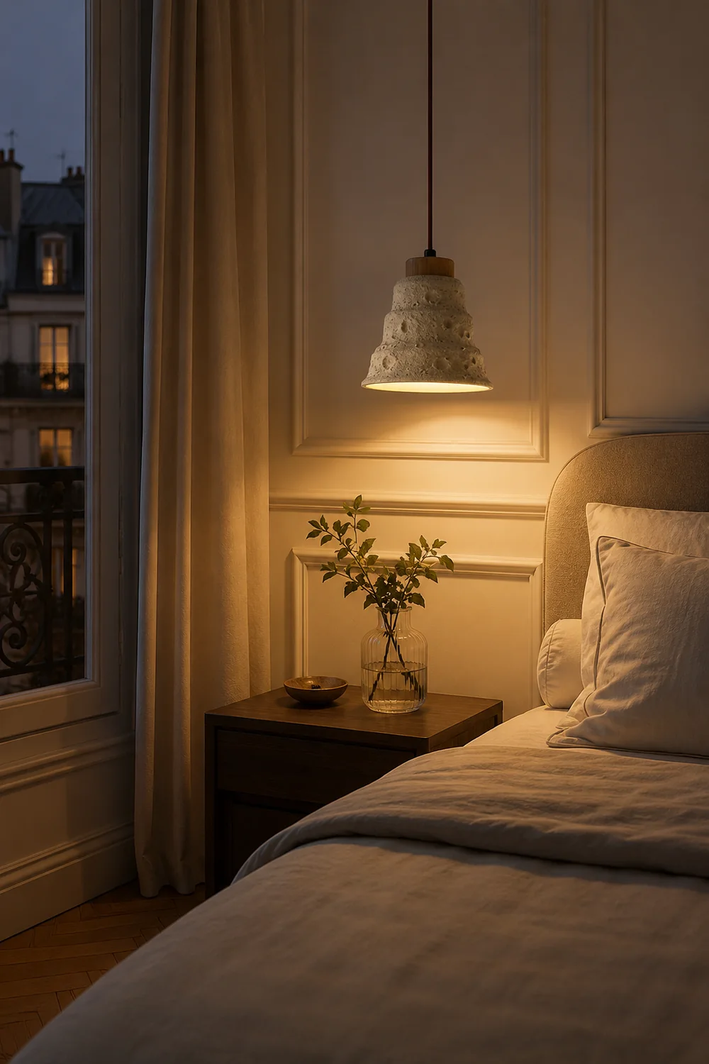 Stone Bell Pendant Light - Lumpaz