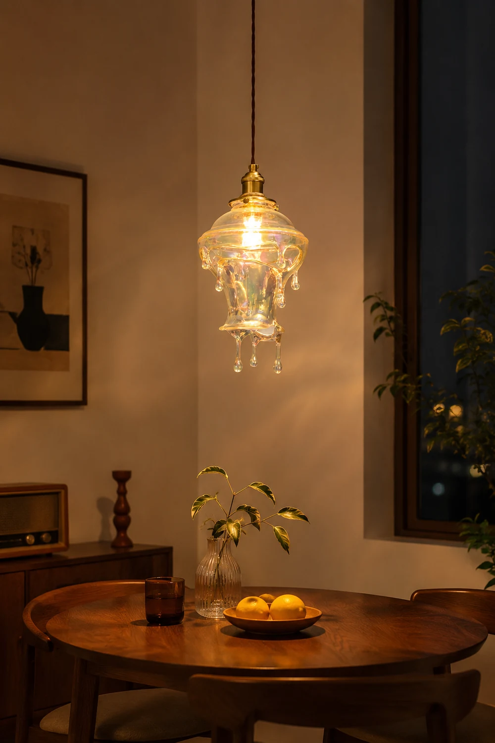 Water Droplets Resin Pendant Lamp - Lumpaz
