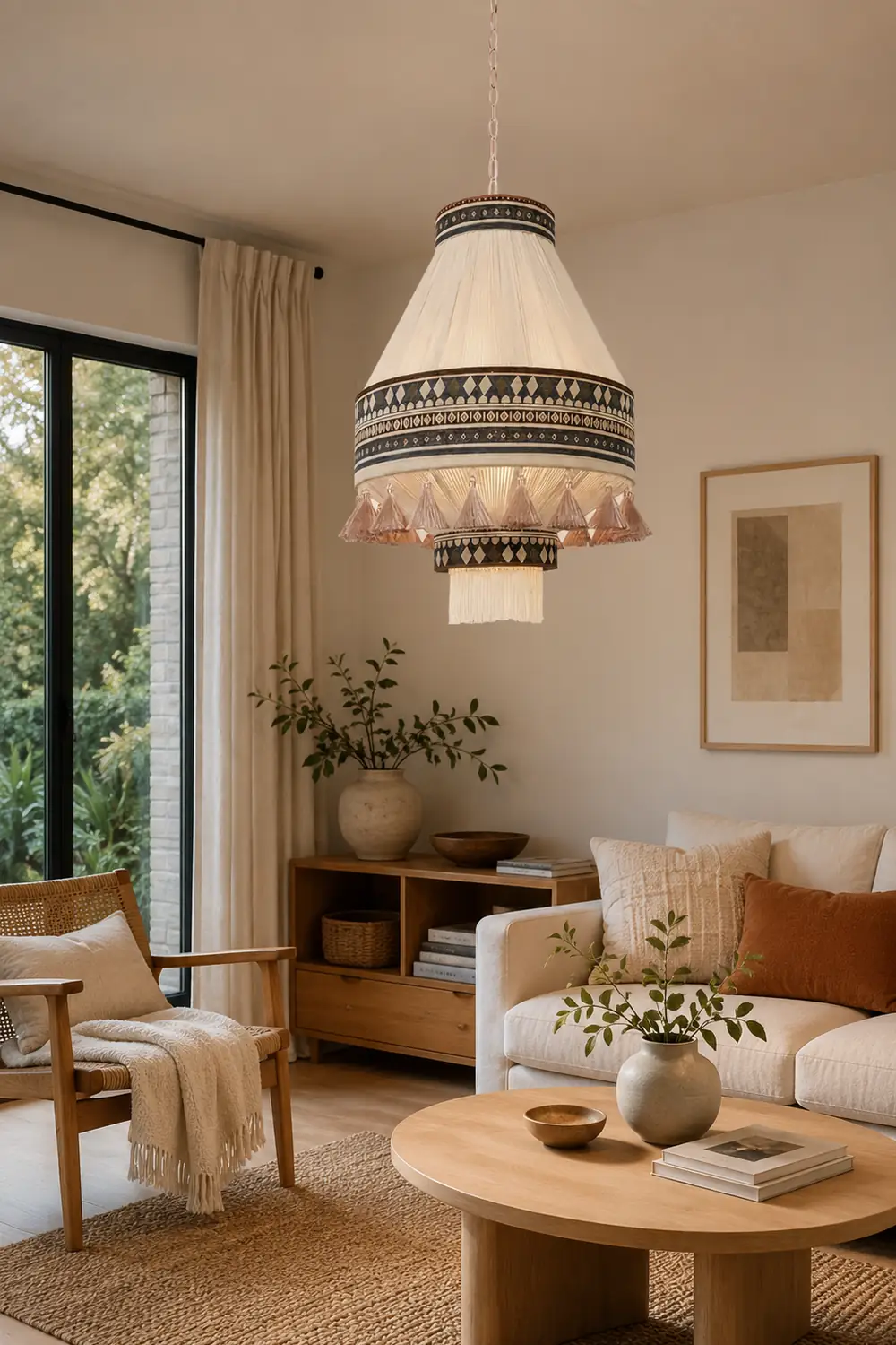 Bohemian Fringe Pendant Lamp - Lumpaz