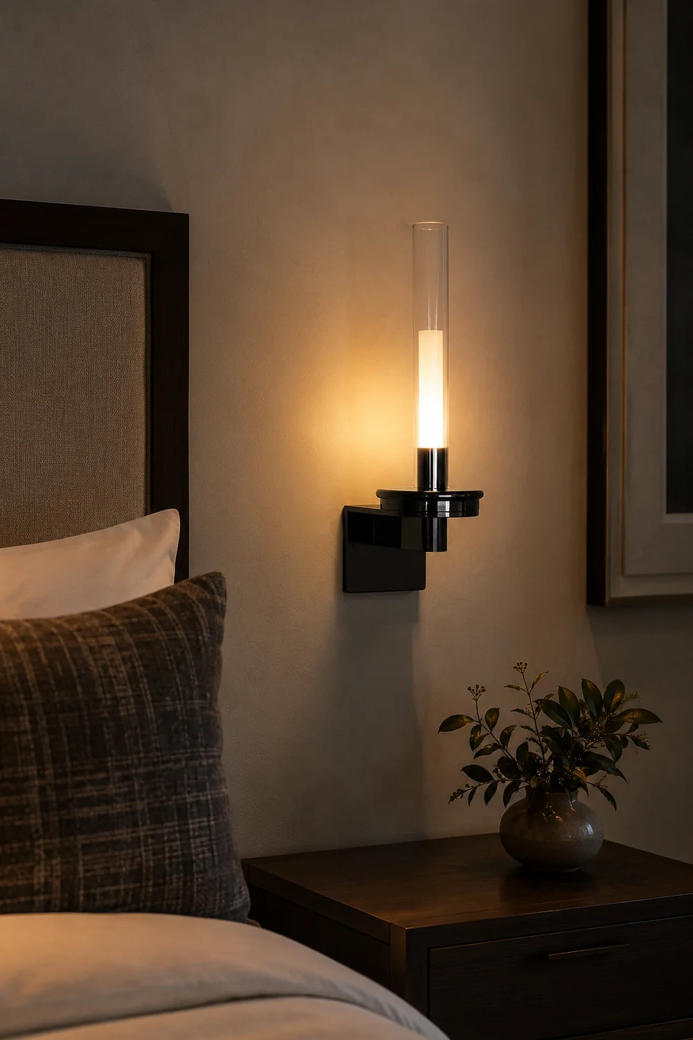 Column Torch Wall Sconce - Lumpaz