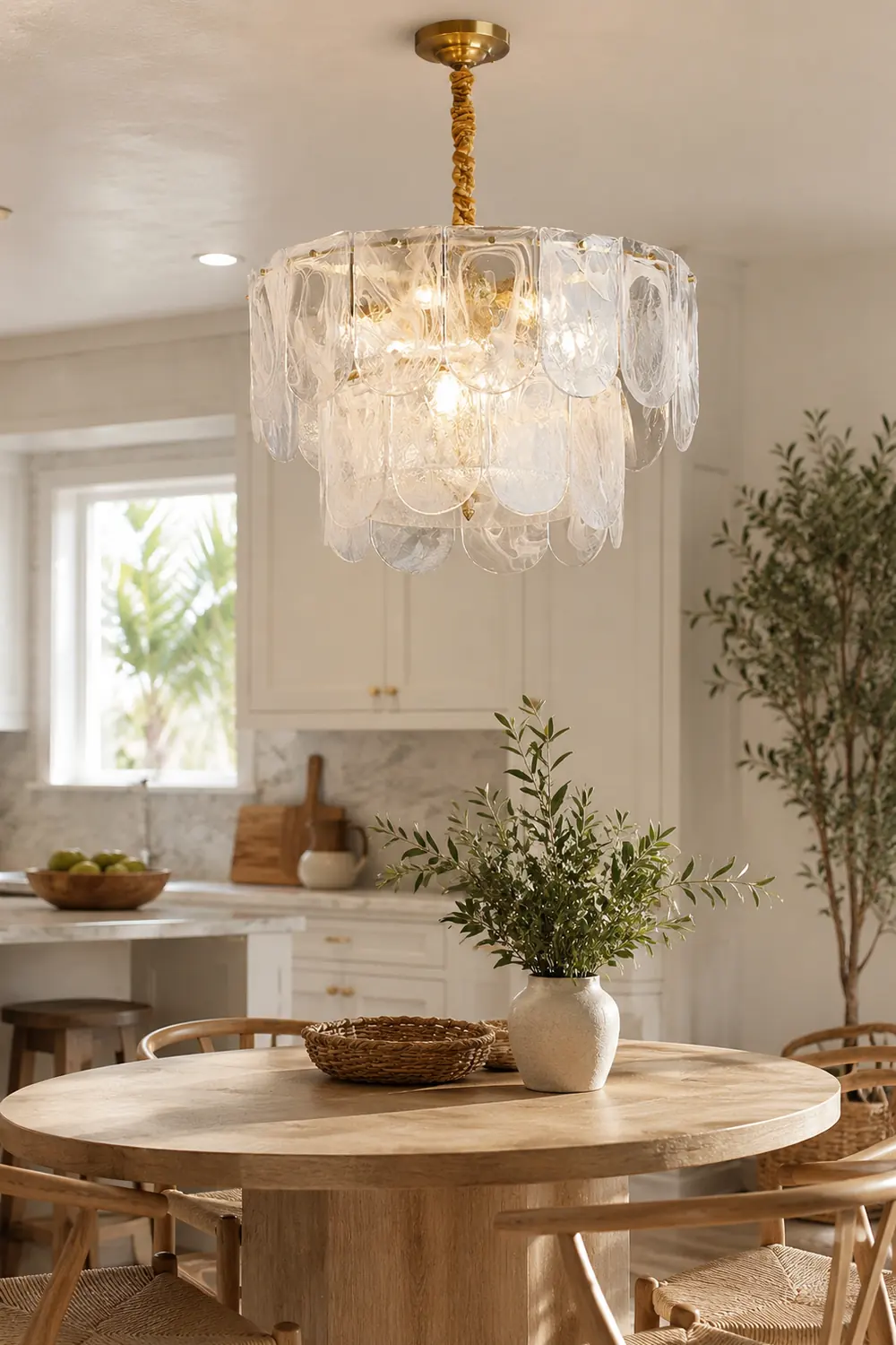 Nason Brass Chandelier - Lumpaz