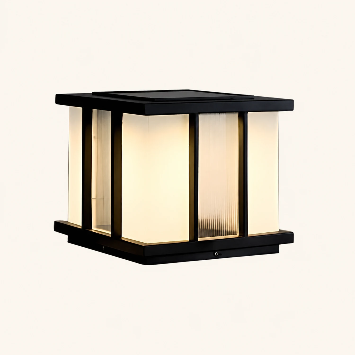 Modern Cube Solar Outdoor Light - Lumpaz