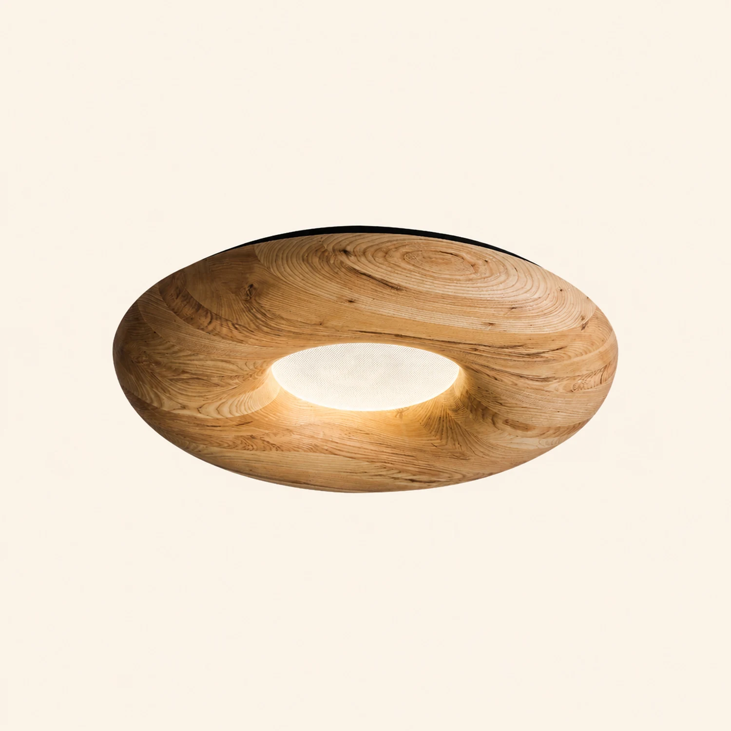 Donut Wood Ceiling Light - Lumpaz
