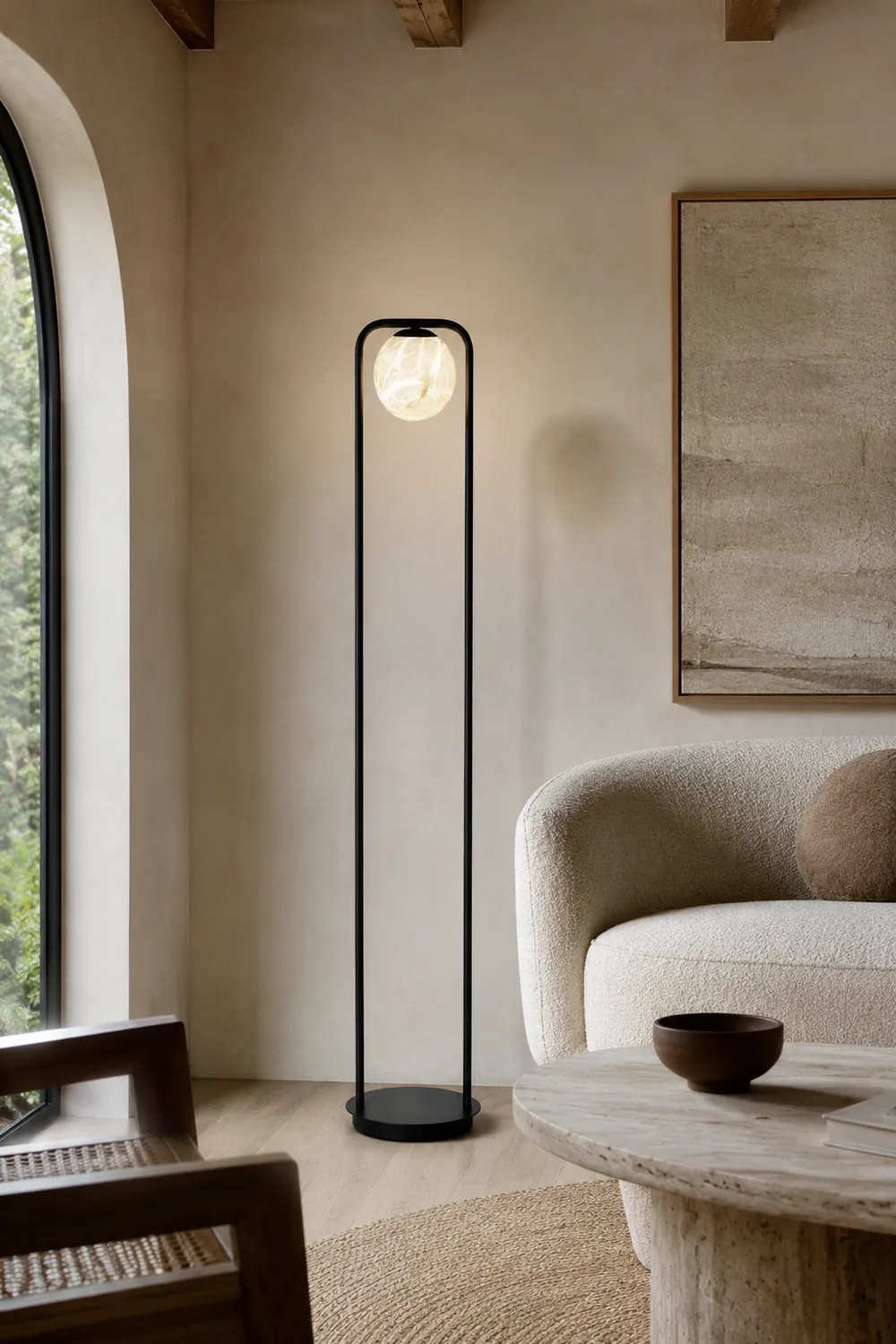Alabaster Tribeca Floor Lamp - Lumpaz