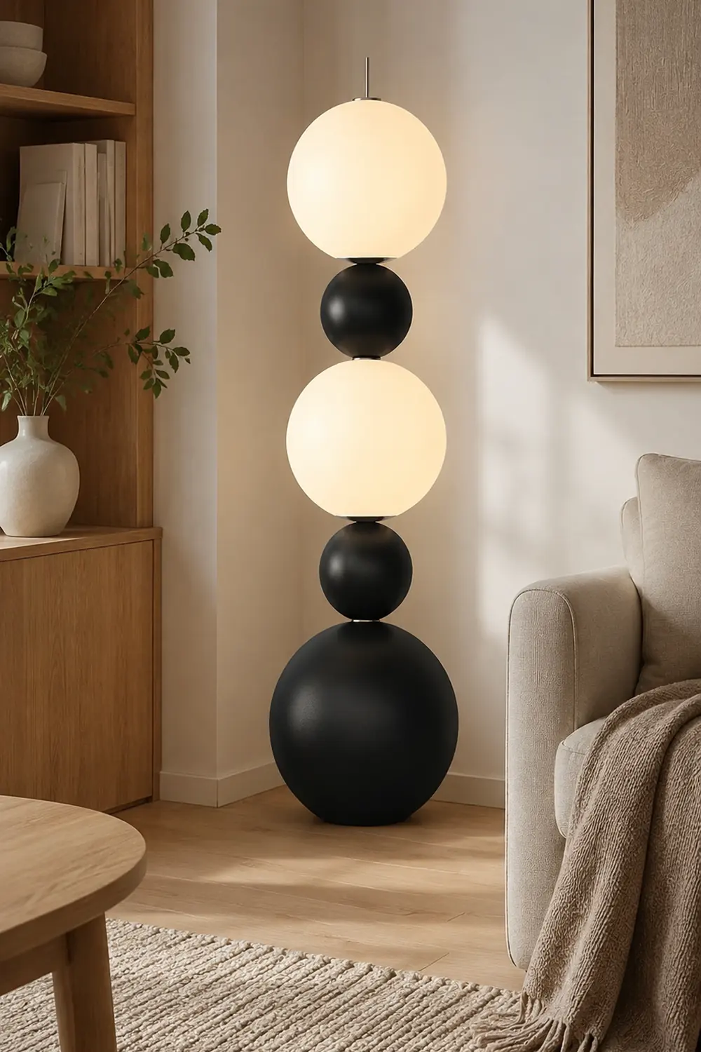 Orion Sphere Floor Lamp - Lumpaz