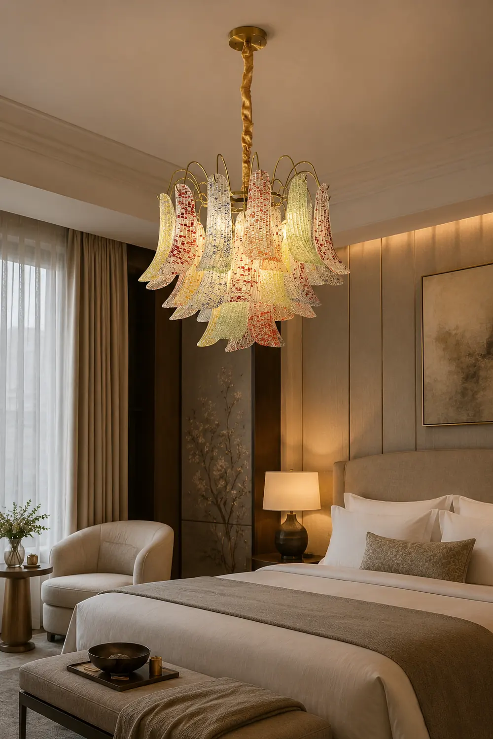 Mazzega Murano Glass Chandelier - Lumpaz