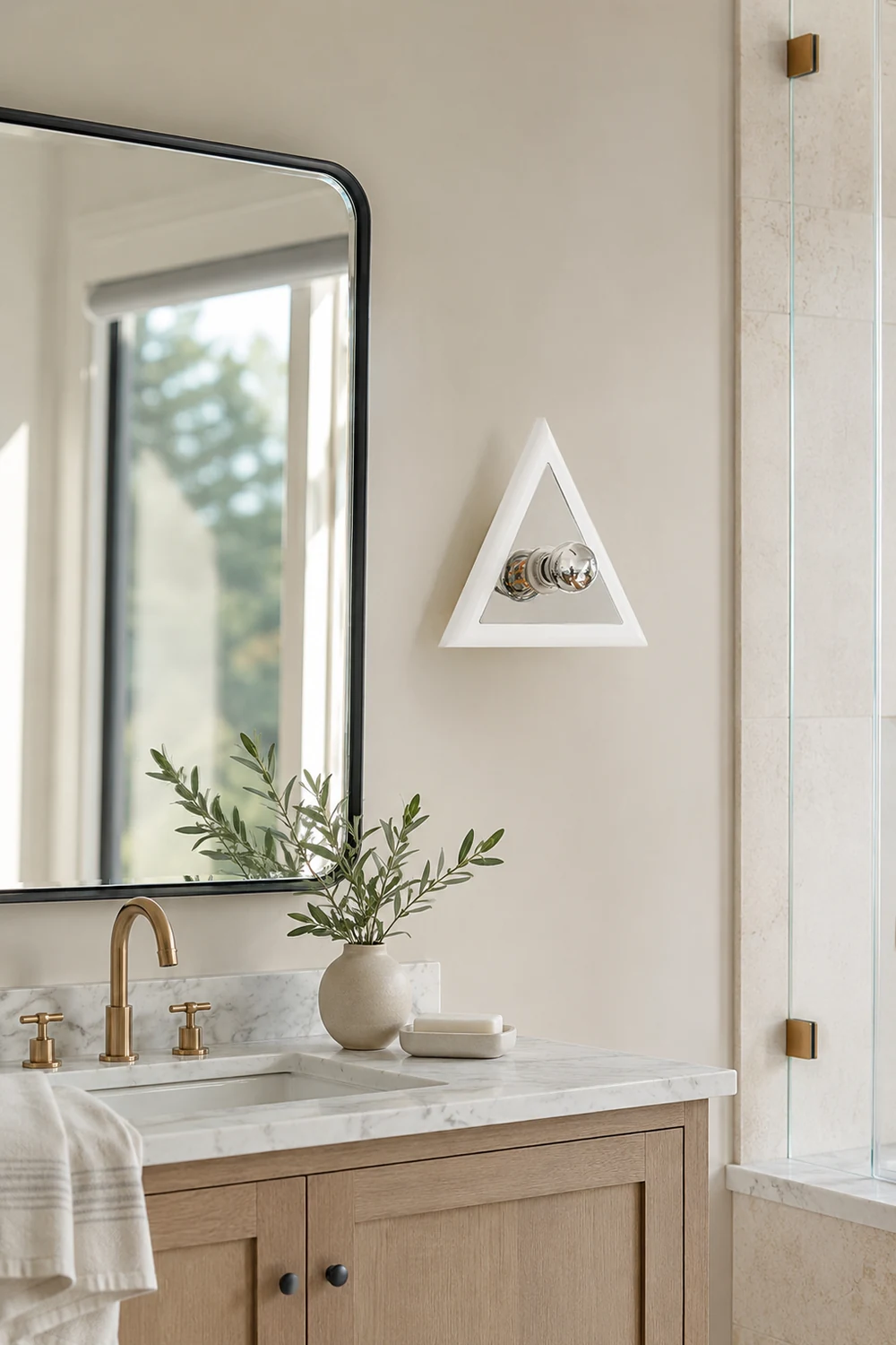 Prism Triangle Wall Lamp - Lumpaz