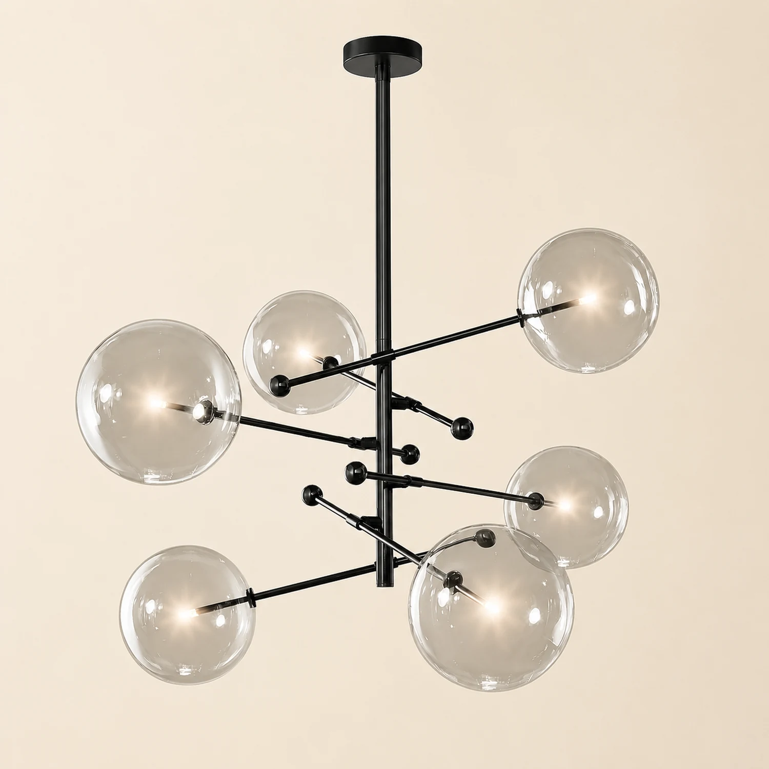 Glass Globe Mobile Chandelier - Lumpaz